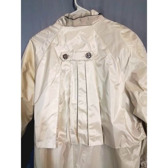 Worthington: white retro women's trench coat - Picture 5 of 8